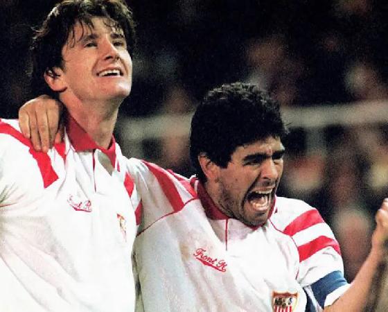 "Diego conocía a Suker porque jugaron juntos en el Sevilla", recordó Ruggeri.