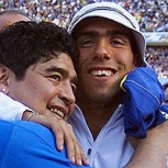 Tevez imitó emotivo homenaje de Messi a Maradona luego de darle el triunfo a Boca en la Libertadores