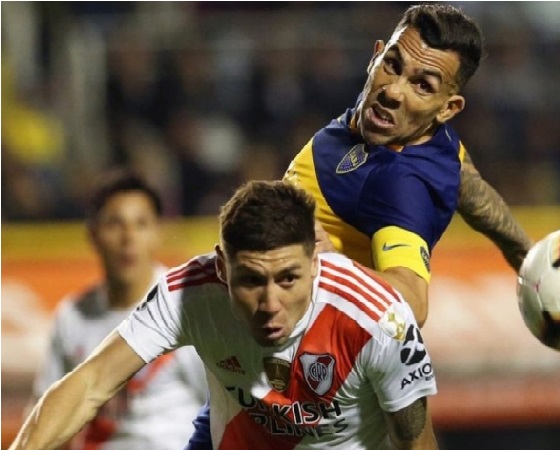 Tevez y Montiel, entre los mejores de la Libertadores.