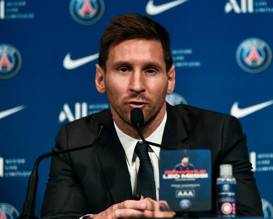 Messi se mostró ansioso por empezar a entrenar en su nuevo equipo.