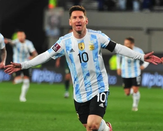 Messi, máximo goleador de selecciones en Sudamérica.