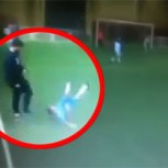 DT ruso levanta por los aires con una feroz patada a un niño de 9 años