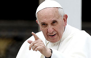 Papa Francisco le hizo broma a un hincha del San Lorenzo ...