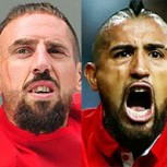 Video: Franck Ribery emocionado hasta las lágrimas por logro de Arturo Vidal