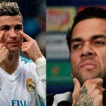 Video: Dani Alves enfrenta fuertes críticas por vulgar gesto a Cristiano Ronaldo