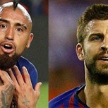 Video: Vidal y Piqué protagonizan áspera discusión tras caída del Barcelona en España
