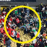 Video: Las imágenes de la golpiza a un hincha que avergüenzan al fútbol colombiano