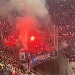La Copa Libertadores vuelve a mancharse por la violencia: Hinchas uruguayos lanzan bengala encendida