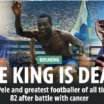 Murió Pelé: Así reaccionó la prensa internacional tras la muerte del “rey del fútbol”