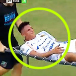 Video: Camillero tira a futbolista al suelo y desata una batalla campal