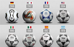 Fotos de los balones de fútbol más hermosos de toda la historia