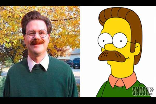 Hombres parecidos a Los Simpsons