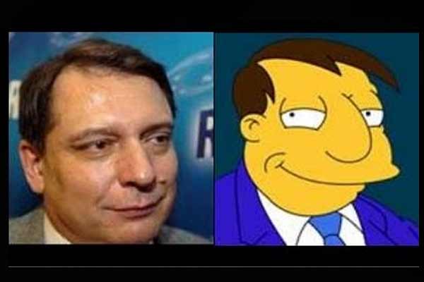 Hombres parecidos a Los Simpsons