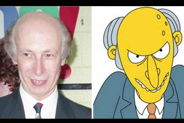 Hombres parecidos a Los Simpsons