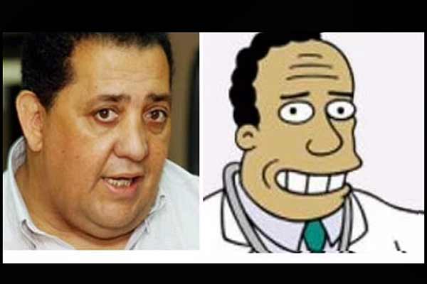 Hombres parecidos a Los Simpsons