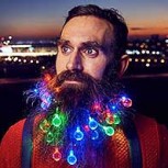 Barbas luminosas, la nueva tendencia que se convierte en vanguardia para Navidad