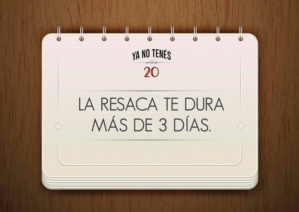 ya no tienes 20 3