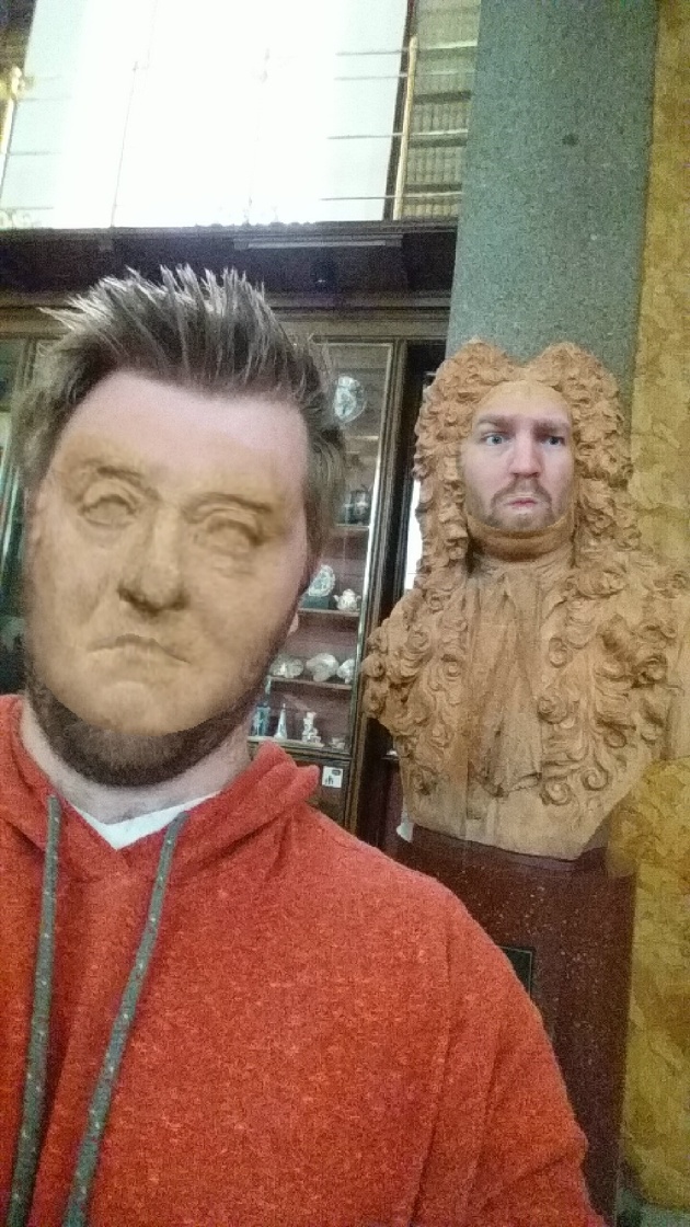 intercambió rostro