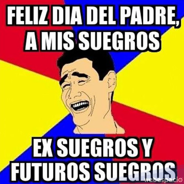 Feliz día a mis suegros