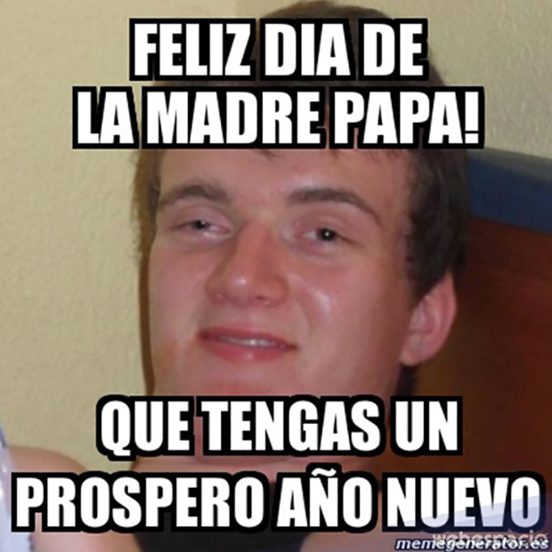 Feliz día de la madre papá