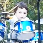 Niño chileno de 5 años que toca batería arrasa con cover de Pink Floyd