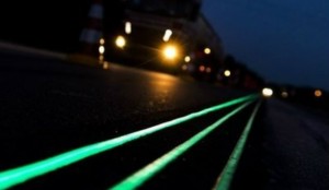 carretera fluorescente