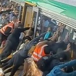 El más impresionante trabajo en equipo: Ayuda masiva para rescatar a atrapado en el Metro