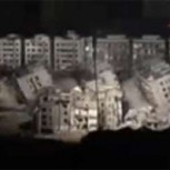 Demuelen 19 edificios antiguos en 10 segundos: Impresionante registro en video