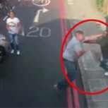 Monumental pelea se tomó las calles en Londres: Incluso detuvo el tráfico matinal