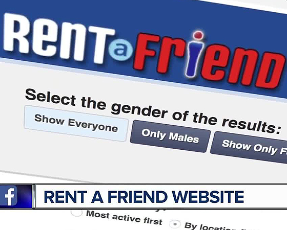 La aplicación 'Rent a Friend' funciona como un Tinder de la amistad.