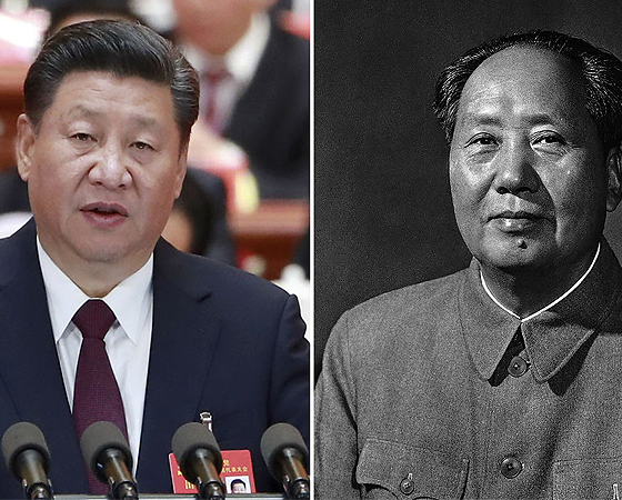 Xi es equiparado a la figura legendaria de Mao Zedong.