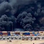 Gigantesca explosión en puerto iraní deja al menos 4 muertos y más de 500 heridos