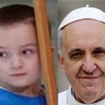 Niño se sube al escenario en pleno acto oficial del Papa y lo que ocurrió después no lo esperó nadie