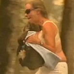 Video: Una mujer arriesga su vida para salvar a un koala que estaba en medio de un incendio en Australia