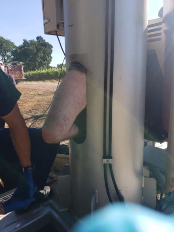 Un hombre bajo los efectos de las drogas terminó atrapado en el ventilador  de un viñedo: Mira cómo quedó - Guioteca