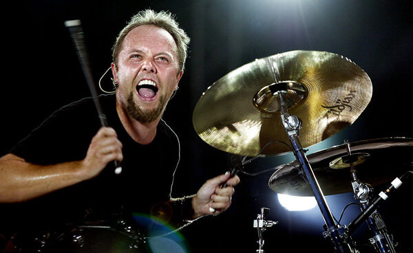 Lars Ulrich, baterista de Metallica.