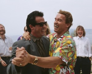 Sly Arnie vals en Cannes