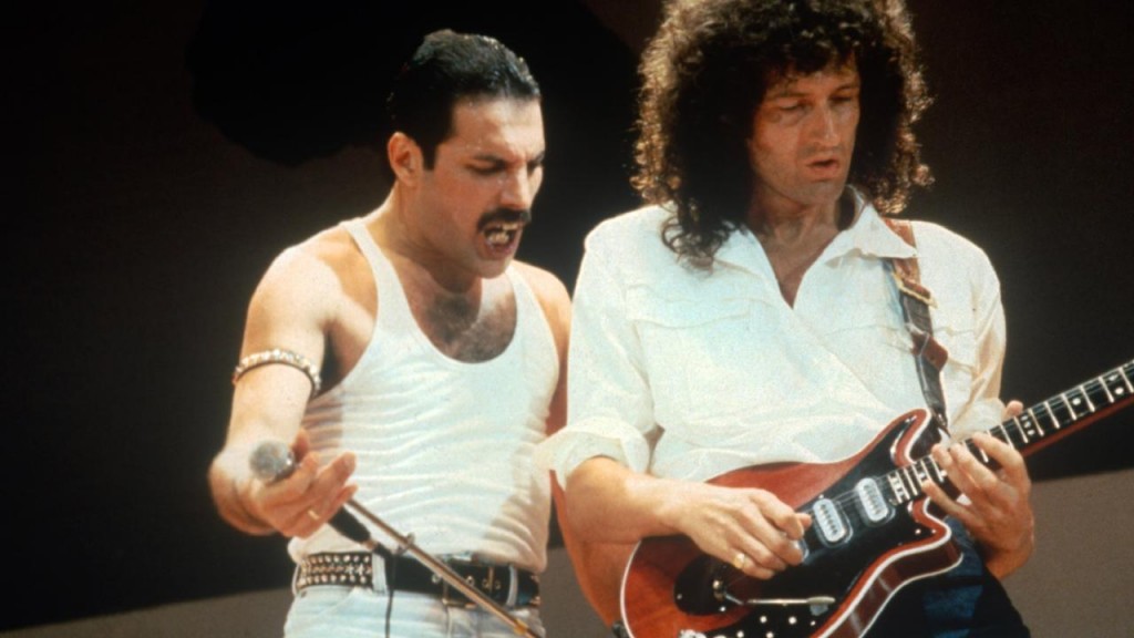 Freddie Mercury y Brian May.
