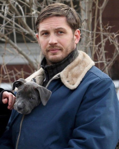 Tom Hardy and his pet