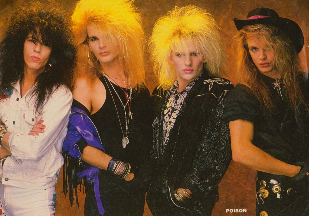Poison, a mediados de los años 80'.