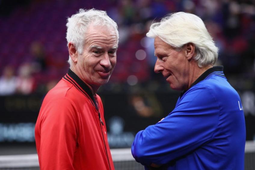 John McEnroe y Bjorn Borg en la actualidad.