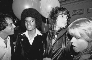 Steve Rubbell (Propietario Studio 54), Michael Jackson y Steven Tyler