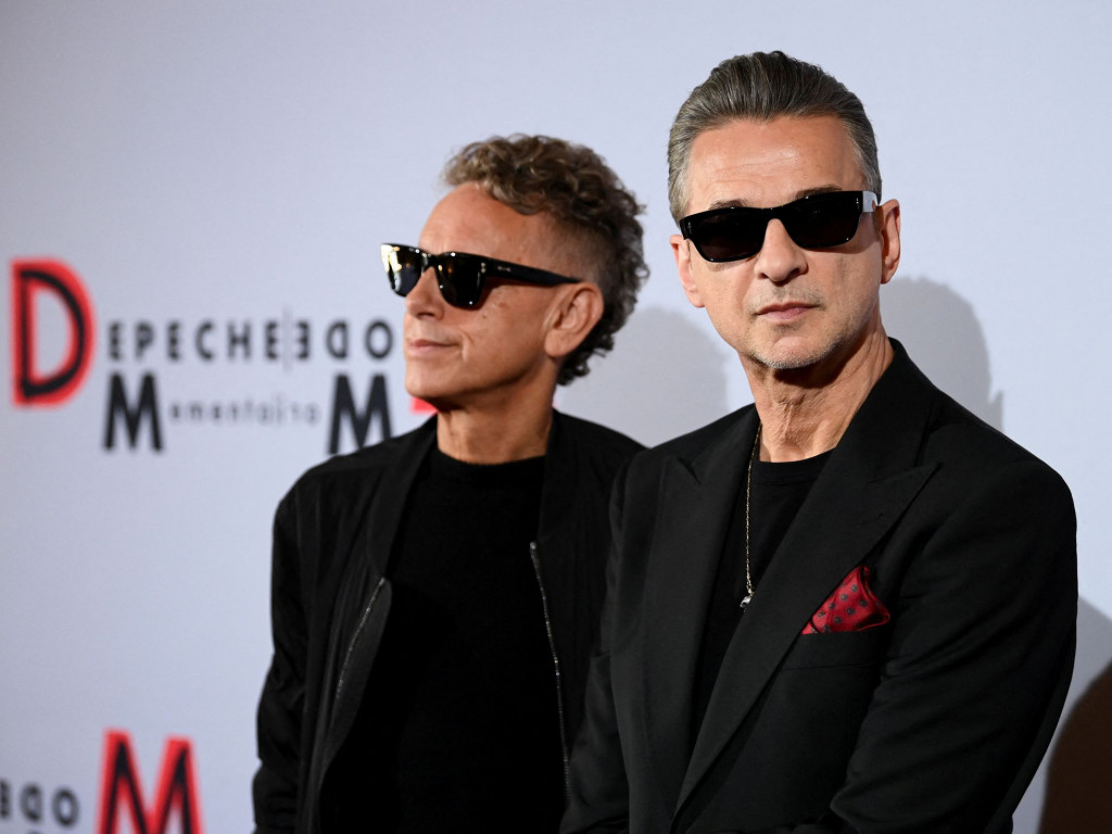 Martin L Gore y Dave Gahan, los actuales miembros de Depeche Mode.