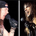 Choque de leyendas: La pelea de Bruce Dickinson y Axl Rose que pudo terminar a combos