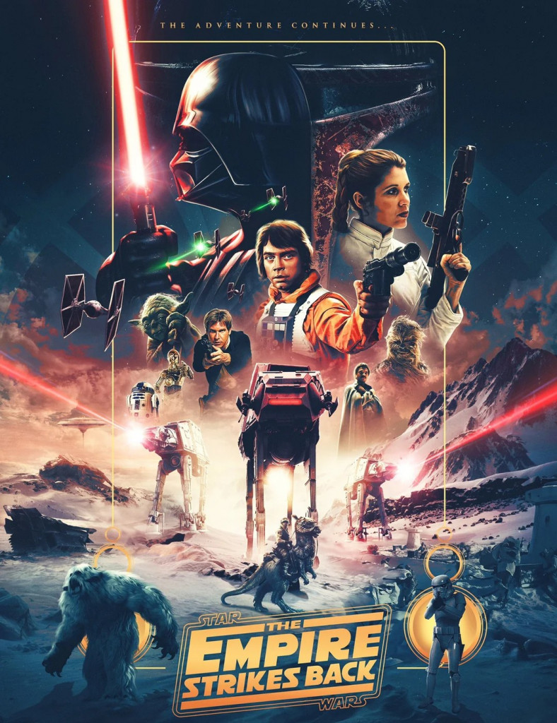 Empire Strikes Back- (1980) Poster Print 12