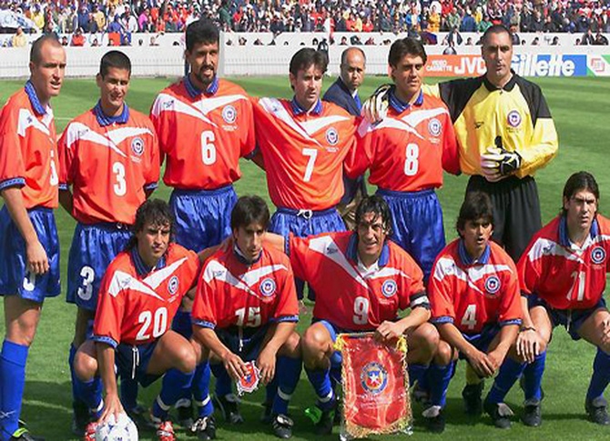 Futbolistas Selección Chile Francia 98 Selladas 