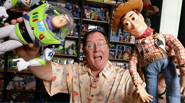 John Lasseter y los dos personajes que cambiaron su carrera profesional.