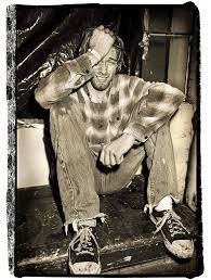 La famosa fotografía de Kurt Cobain tomada por el fotógrafo Ian Tilton a comienzos de los años 90'.