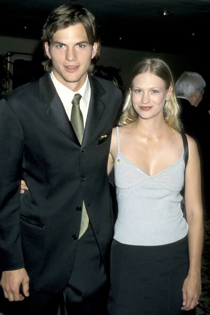 Ashton Kutcher y January Jones