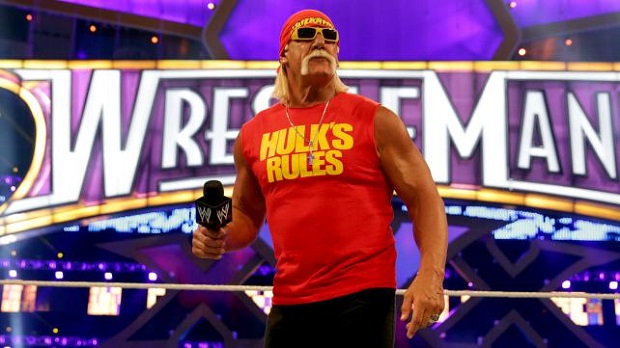 Hulk Hogan como anfitrión de Wrestlemania XXX.